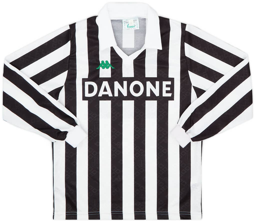 1992-94 Juventus Home L/S Shirt - 5/10 - (XS)