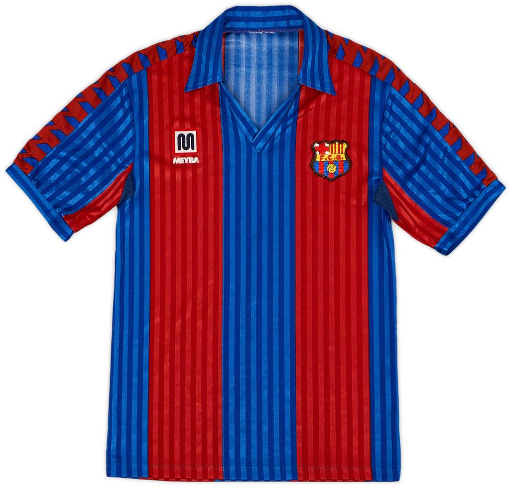1989-92 Barcelona Home Shirt - 8/10 - (S)