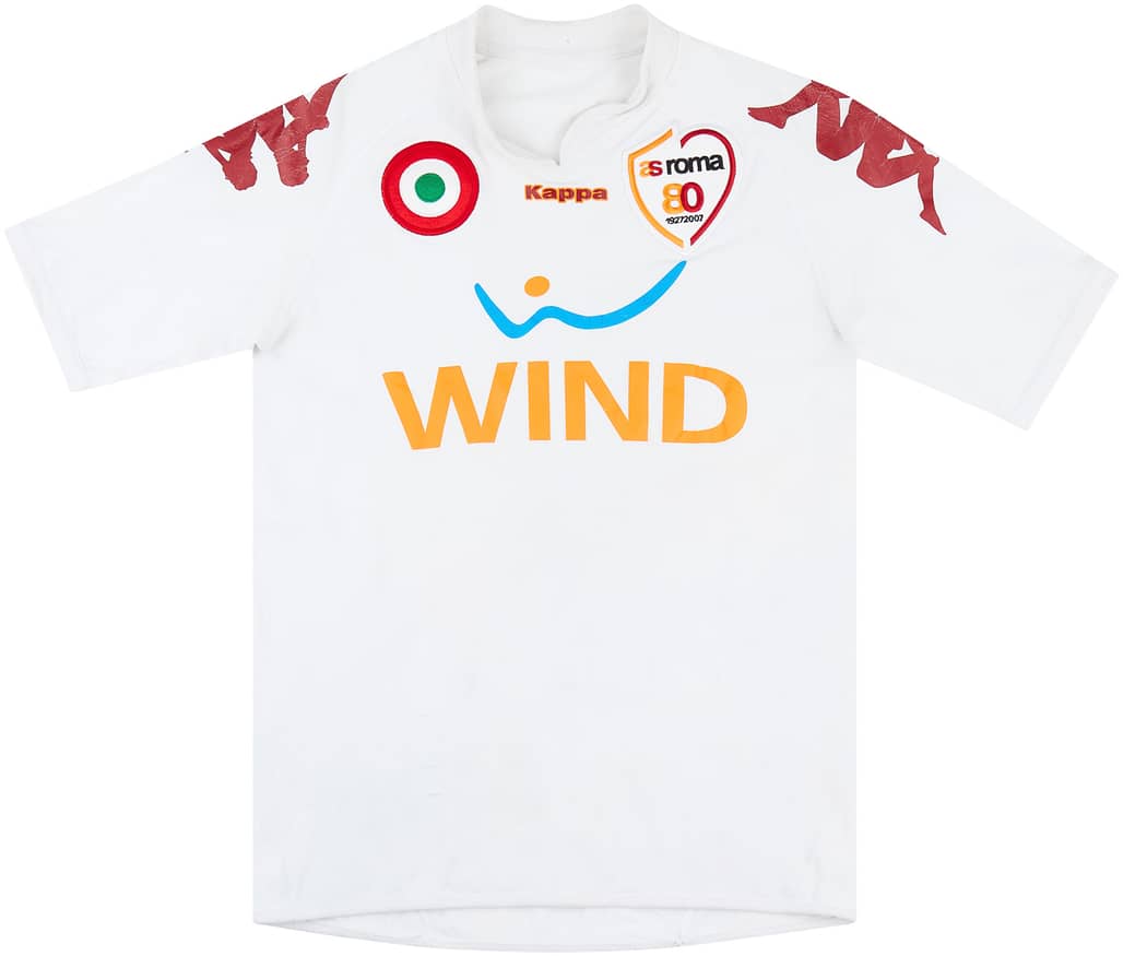 2007-08 Roma Away Shirt - 5/10 - (S)