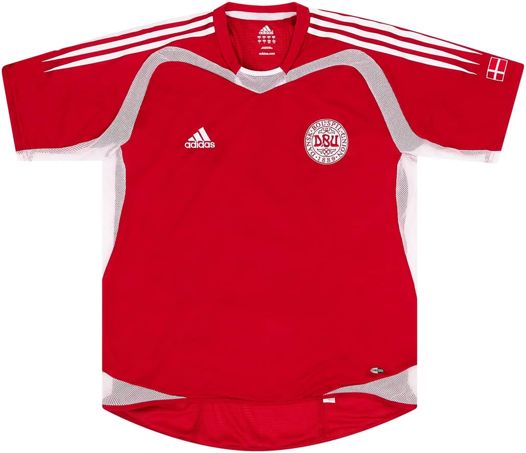 2004-05 Denmark Player Issue Home Shirt - 9/10 - (L)