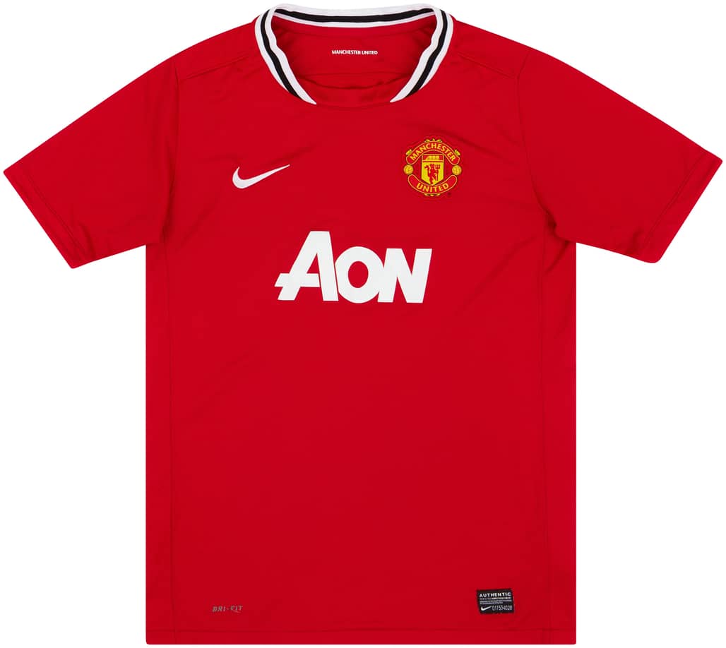2011-12 Manchester United Home Shirt - 8/10 - (XL.Boys)