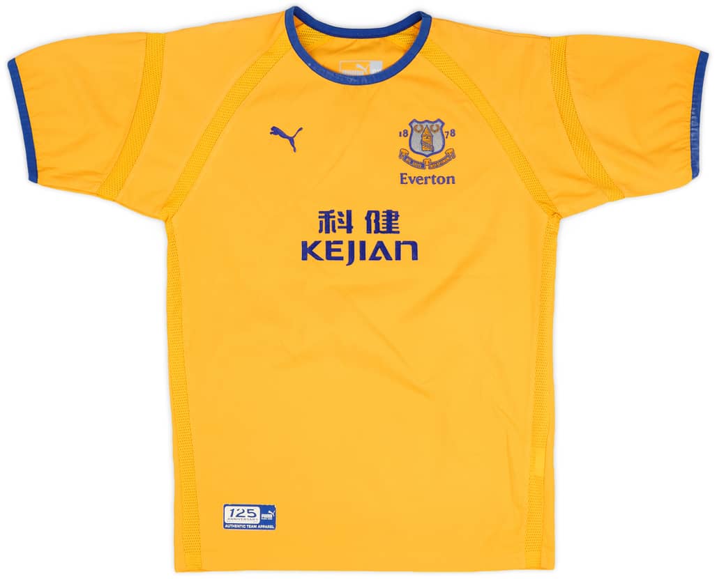 2003-04 Everton Away Shirt - 8/10 - (M.Boys)