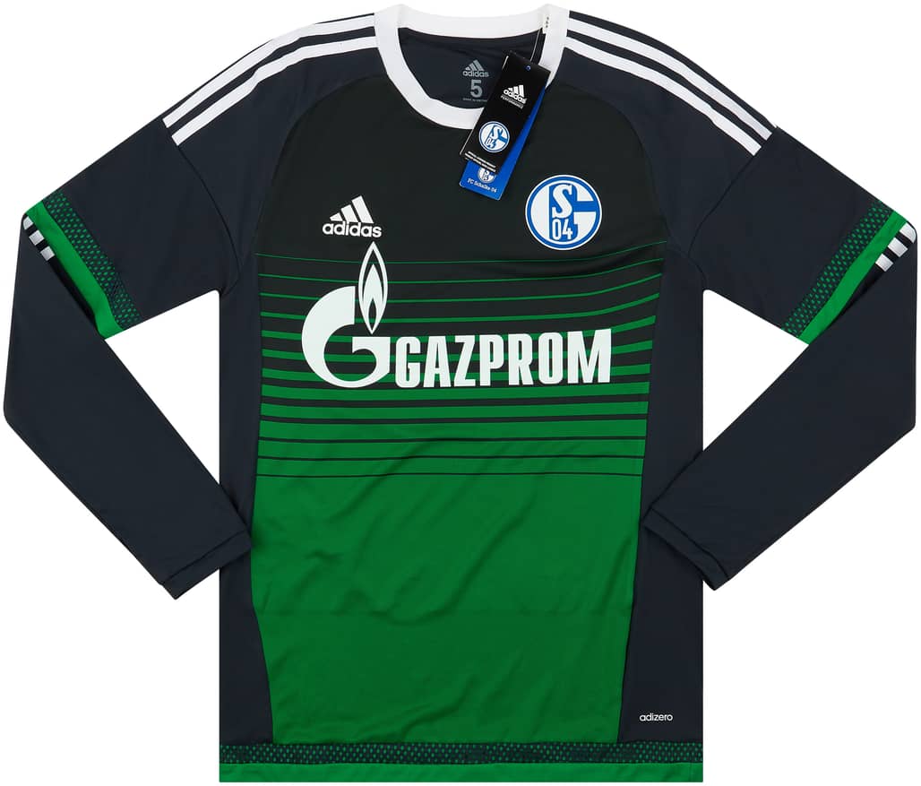 2015-17 Schalke Player Issue Third L/S Shirt (S/M)
