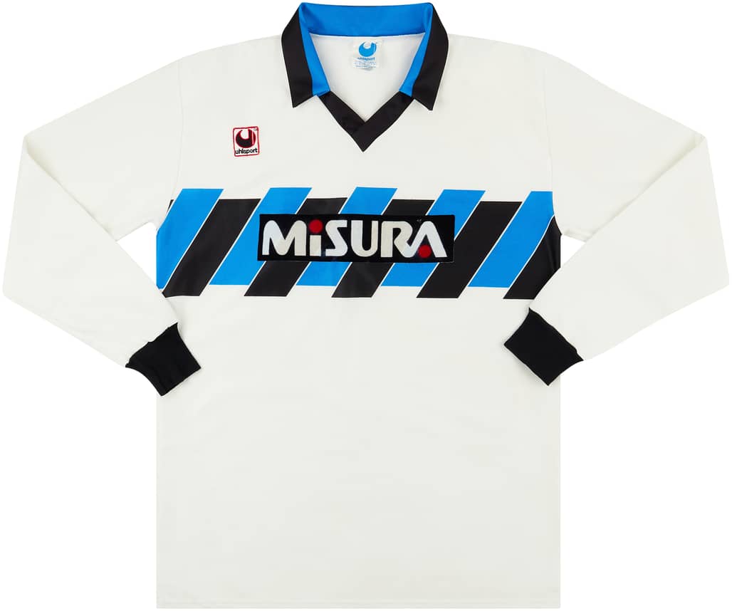 1990-91 Inter Milan Away L/S Shirt - 5/10 - (XL)