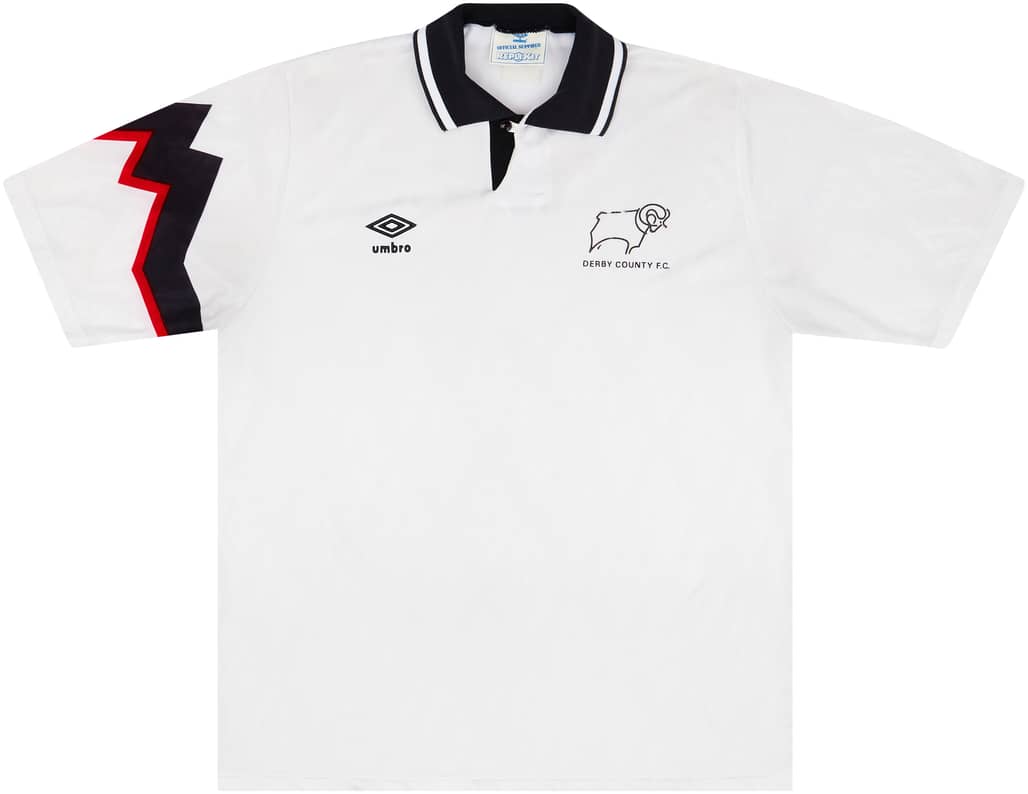 1991-93 Derby County Home Shirt - 6/10 - (XL)