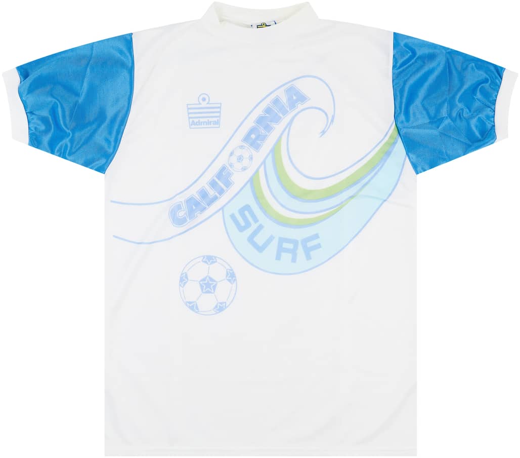 1980s California Surf Admiral Training Shirt - 9/10 - (S)