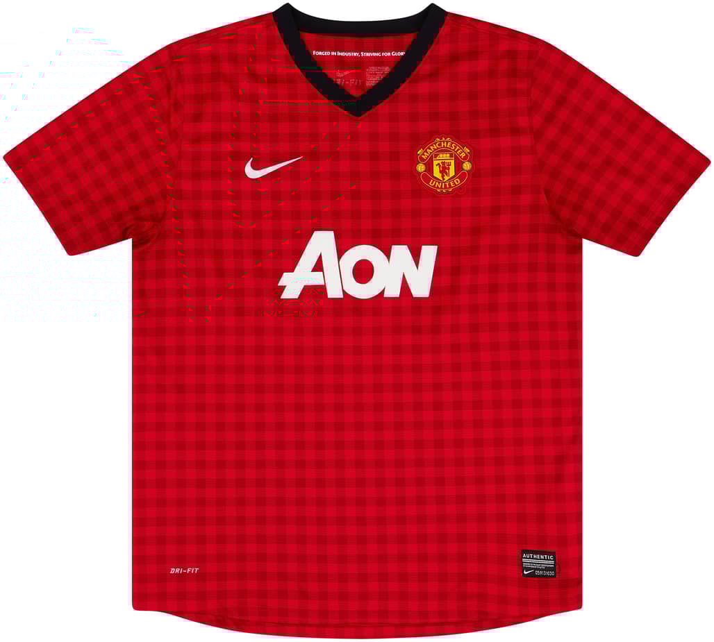 2012-13 Manchester United Home Shirt - 8/10 - (XL.Boys)