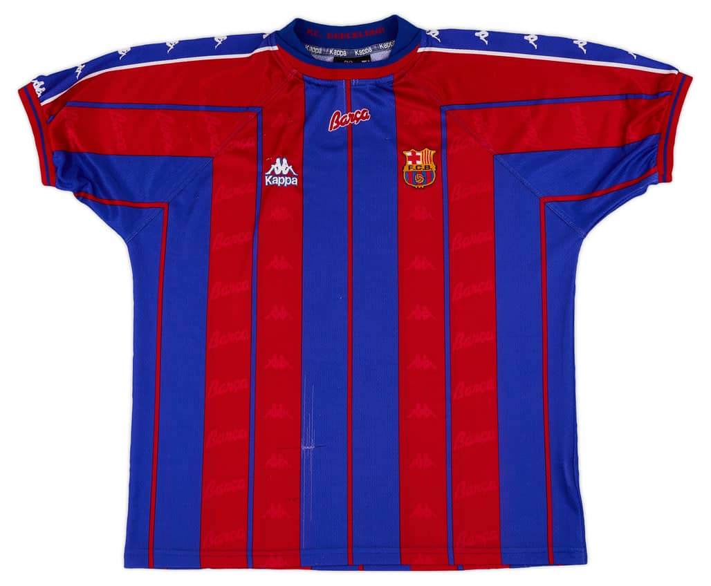 1997-98 Barcelona Home Shirt - 6/10 - (XL)