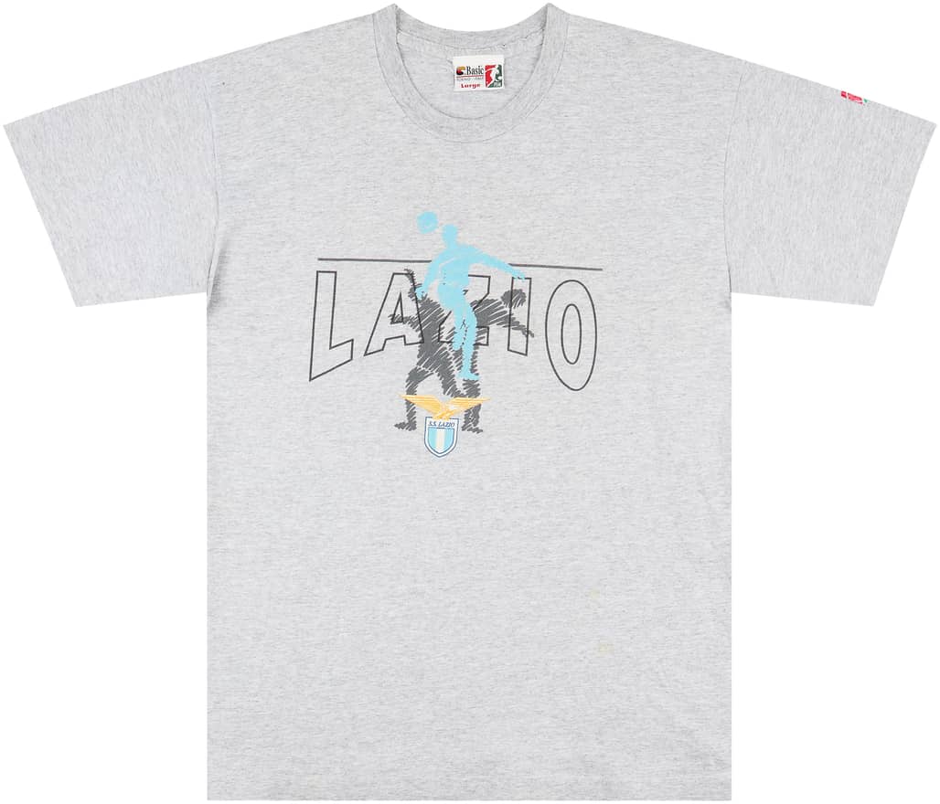 1990s Lazio Graphic Fan Tee - 9/10 - (L)