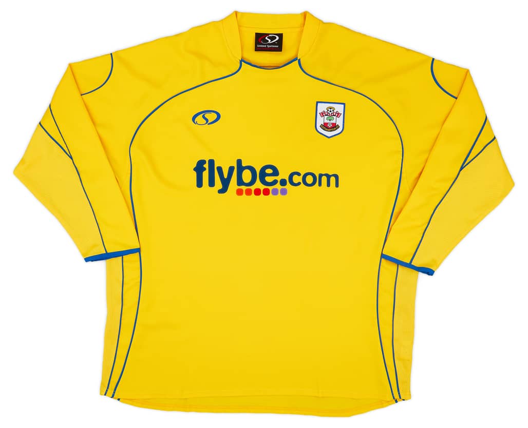 2007-08 Southampton Away L/S Shirt - 8/10 - (XXL)