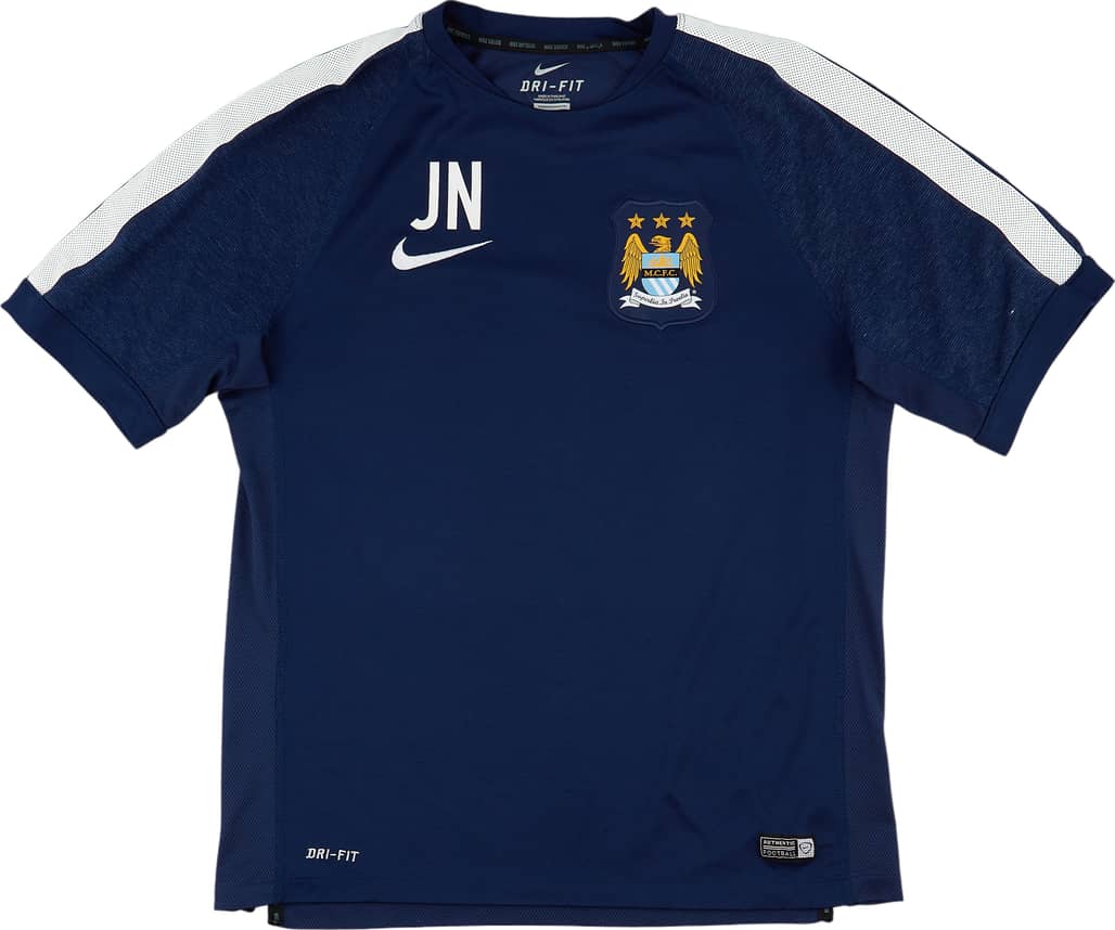 2014-15 Manchester City Staff Issue Training Shirt (JN) - 9/10 - (M)