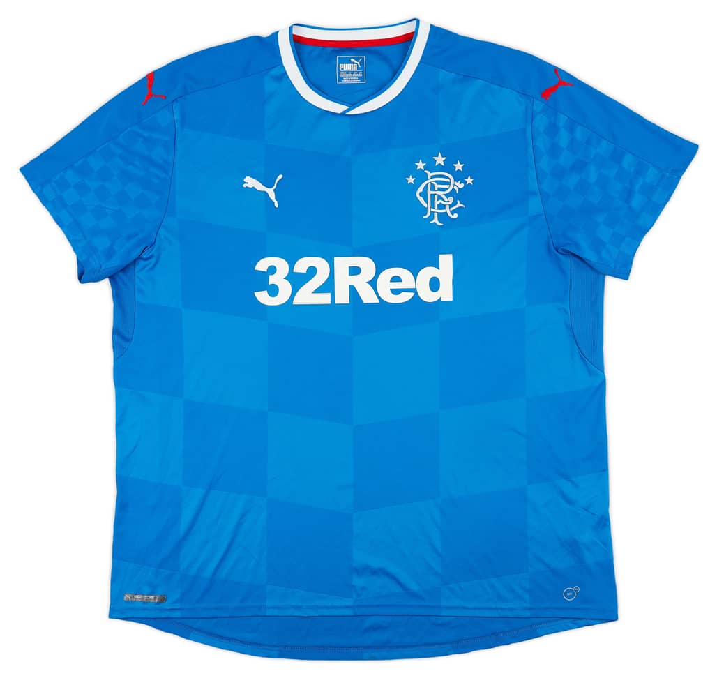2016-18 Rangers Home Shirt - 8/10 - (3XL)