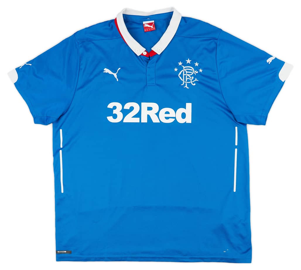 2014-15 Rangers Home Shirt - 8/10 - (XXL)