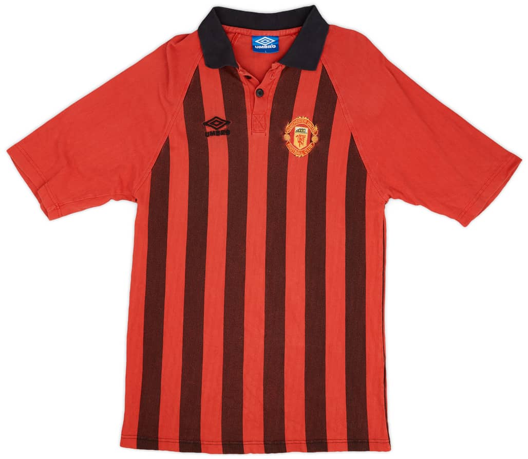 1994-96 Manchester United Umbro Cotton Polo - 6/10 - (L)