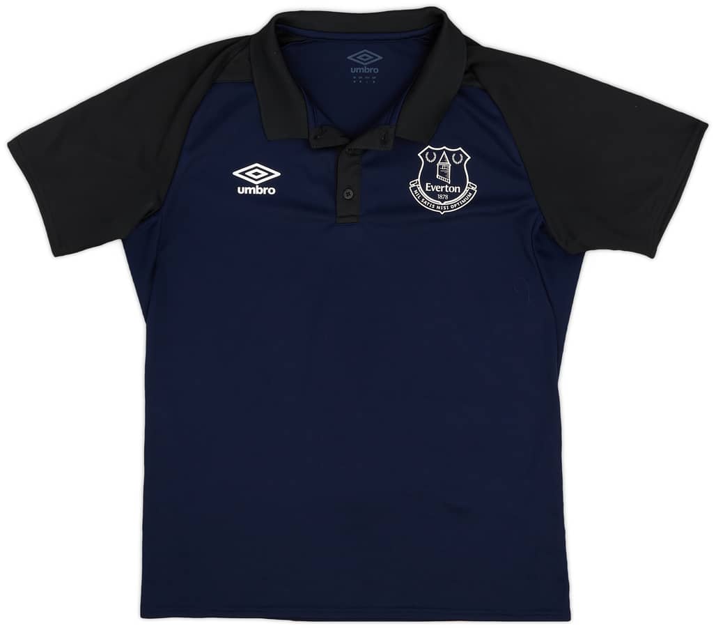 2018-19 Everton Umbro Polo Shirt - 9/10 - (M)