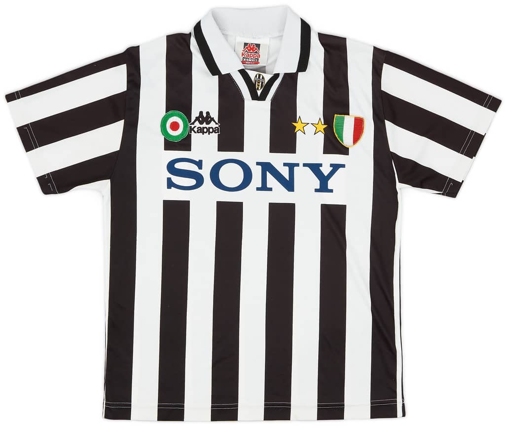 1995-97 Juventus Basic Home Shirt - 8/10 - (XS)