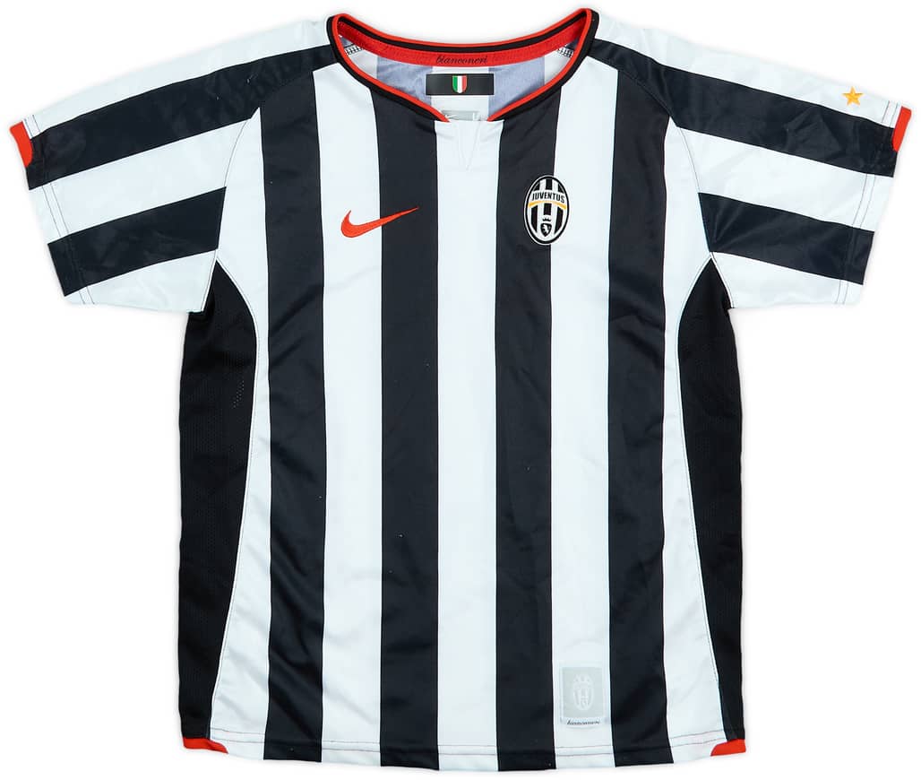 2007-08 Juventus Home Shirt - 9/10 - (6-7 Years)