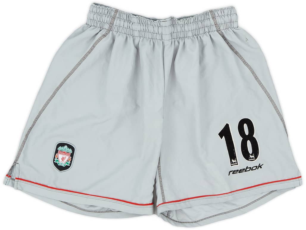 2002-03 Liverpool Player Issue GK Shorts #18 - 8/10 - (M)