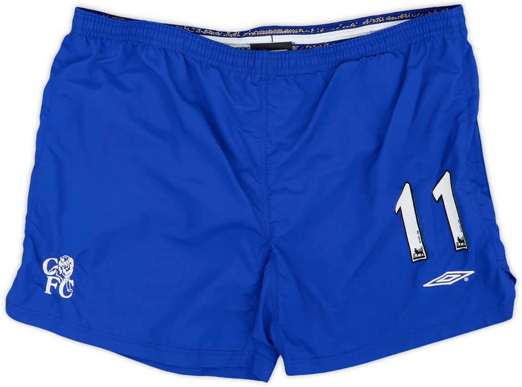2001-03 Chelsea Home Shorts #11 (Zenden) - 5/10 - (M)