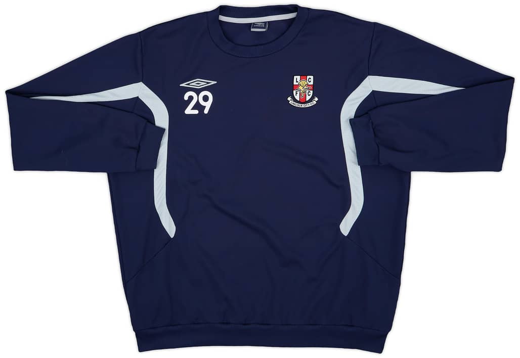 2007-08 Lincoln City Umbro Player Issue Sweat Top #29 - 9/10 - (XXL)