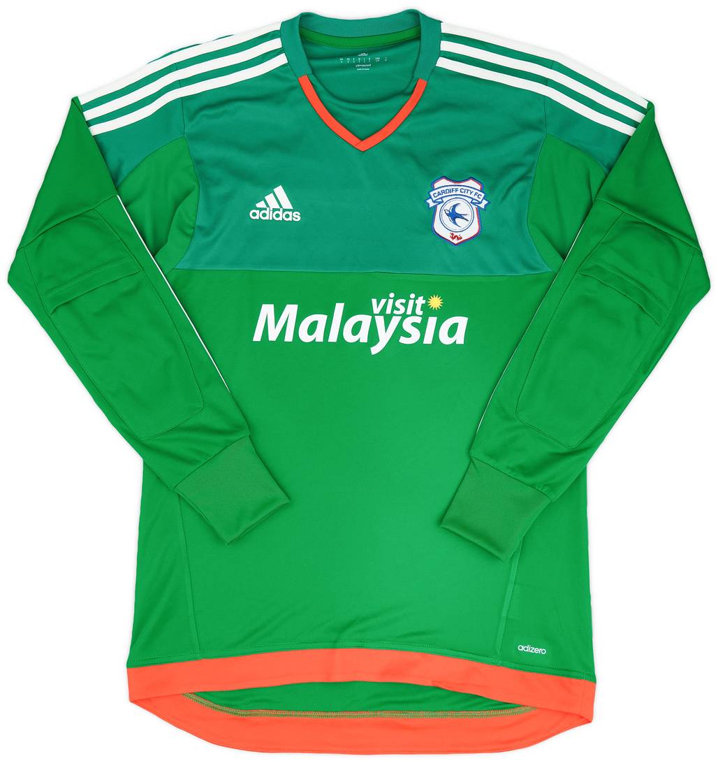 2015-16 Cardiff GK Shirt - 9/10 - (S)