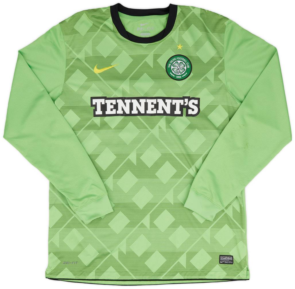 2010-11 Celtic L/S Away Shirt - 7/10 - (L)