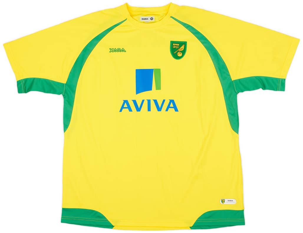 2010-11 Norwich Home Shirt - 10/10 - (XXL)