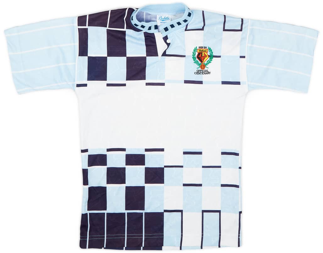 1991-92 Watford Centenary Away Shirt - 9/10 - (M.Boys)