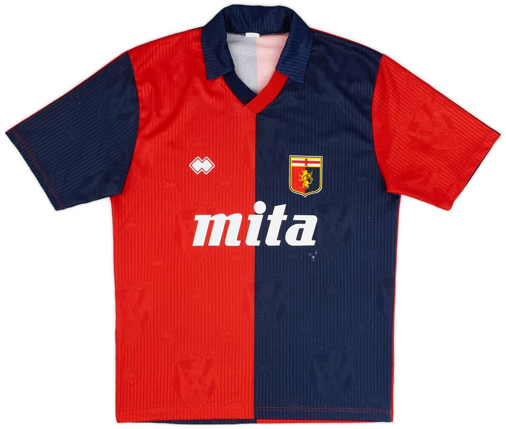 1990-91 Genoa Home Shirt - 5/10 - (M)