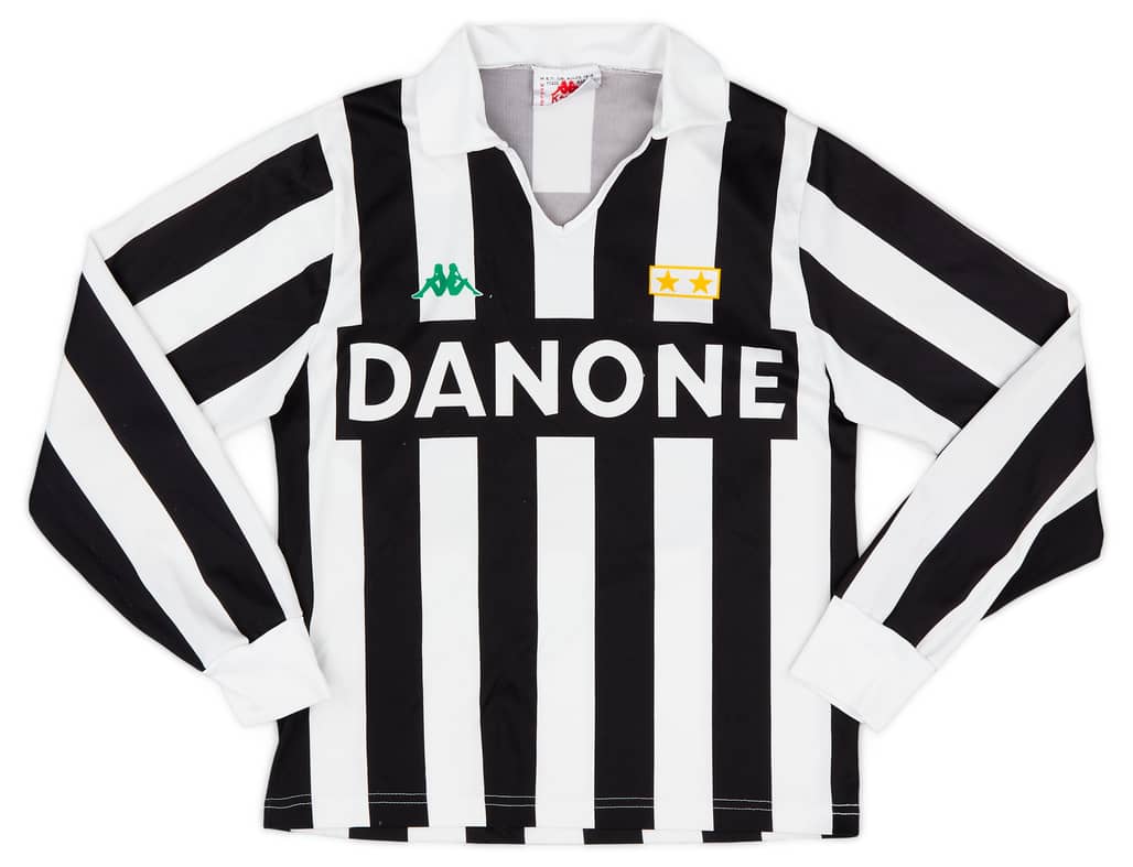 1992-94 Juventus Basic Home L/S Shirt - 7/10 - (XS)