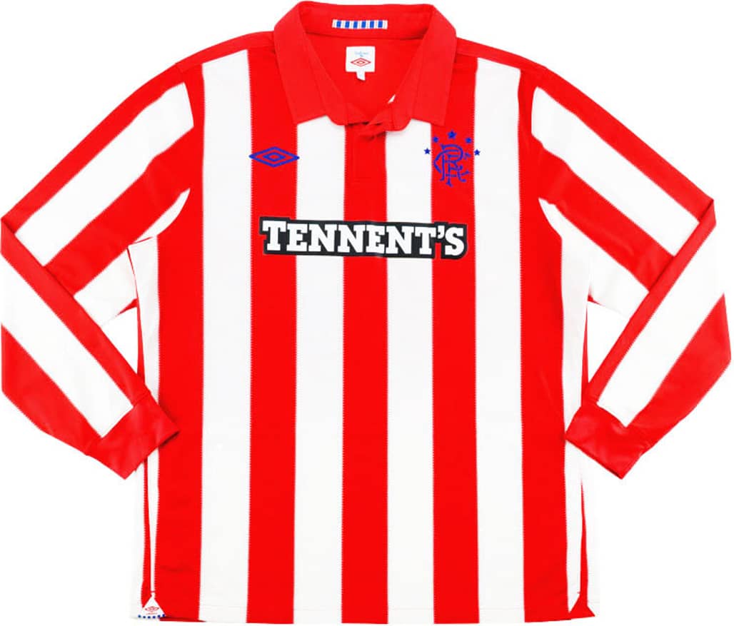 2010-11 Rangers Away L/S Shirt - 8/10 - (L)