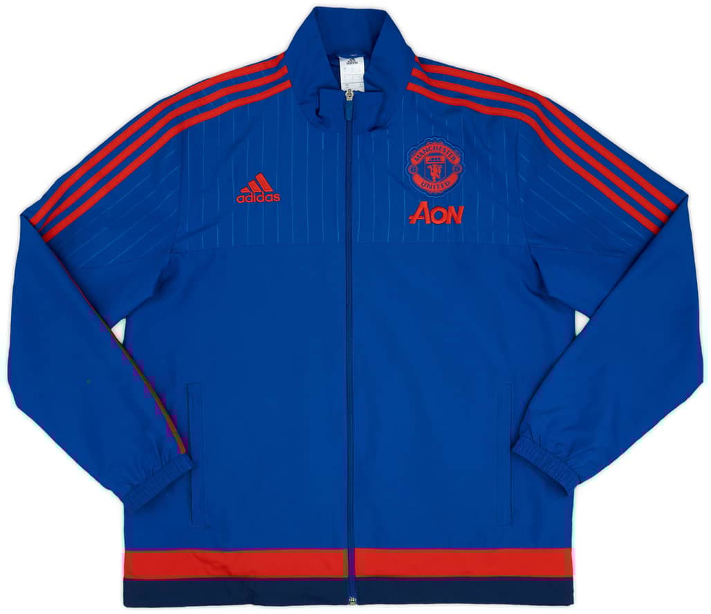 2015-16 Manchester United adidas Track Jacket - 9/10 - (L)
