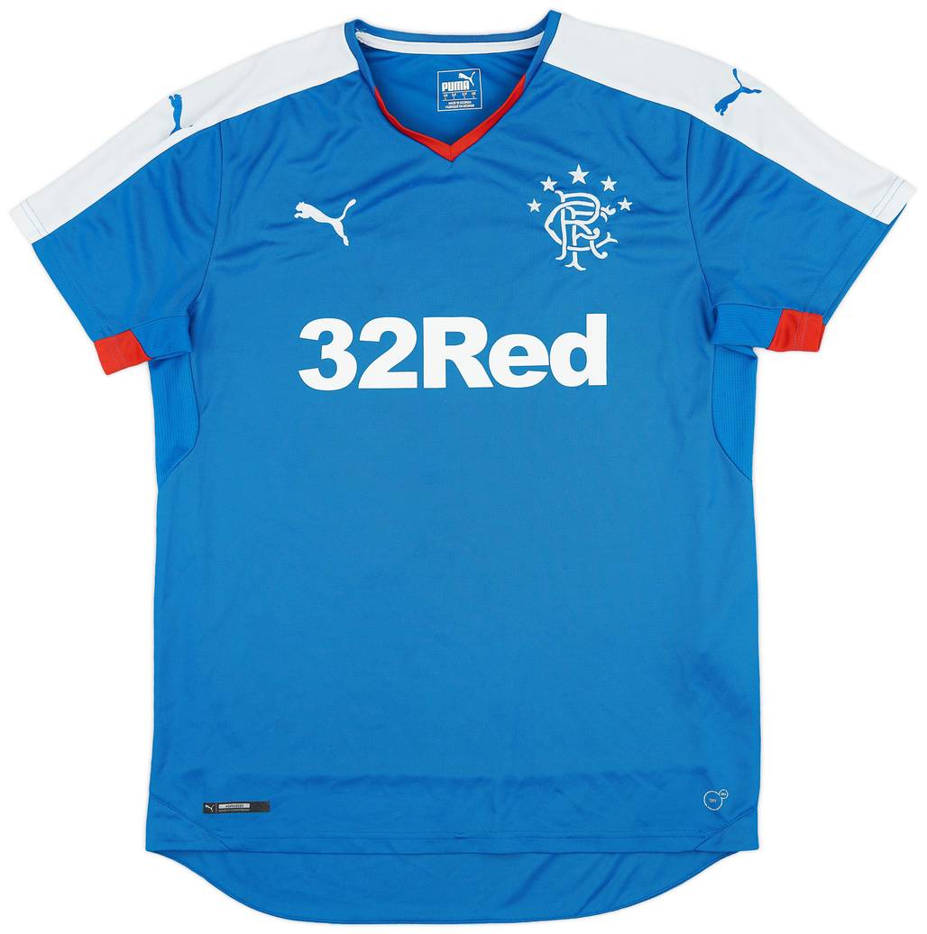 2015-16 Rangers Home Shirt - 8/10 - (L)