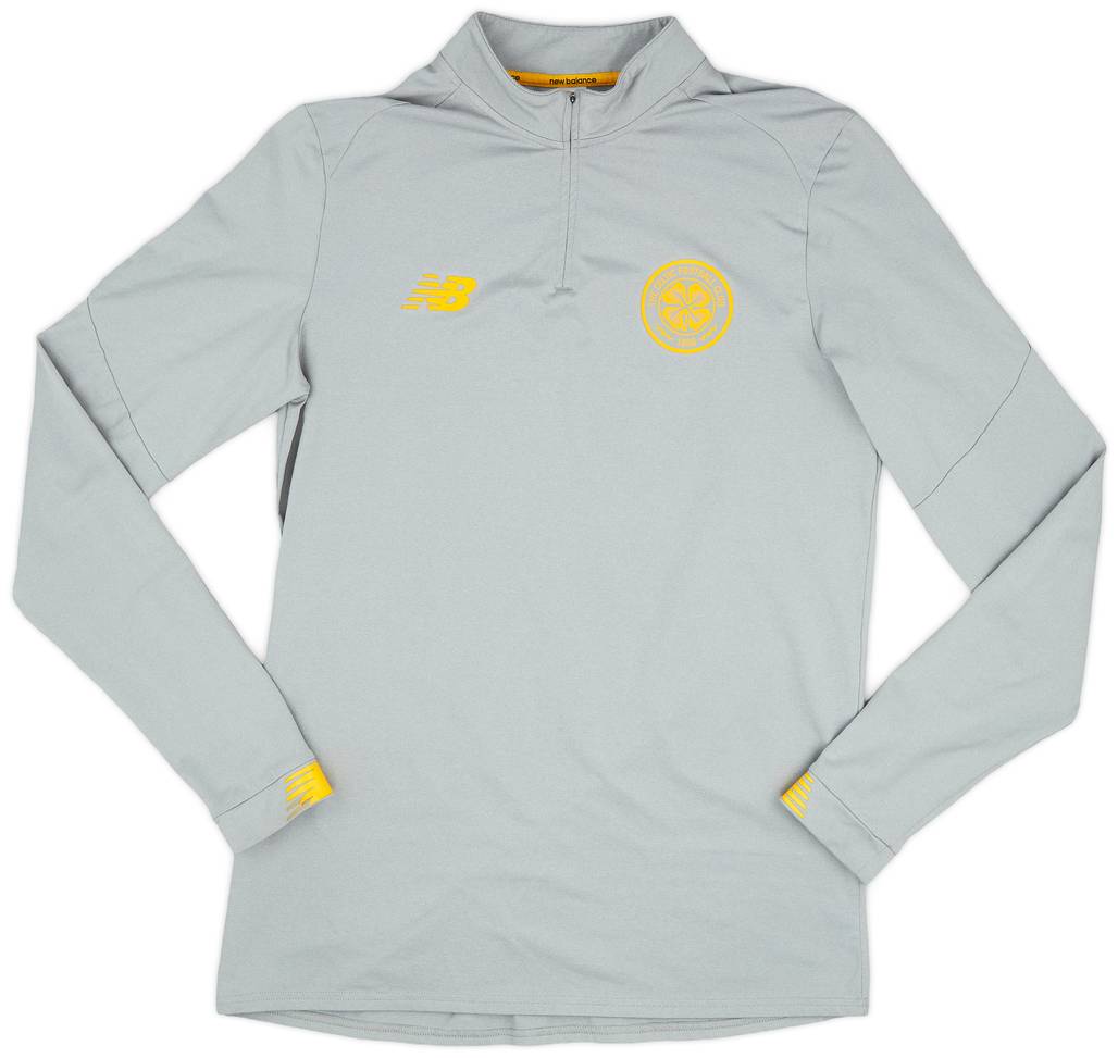2019-20 Celtic New Balance 1/4 Zip Training Top - 7/10 - (L)