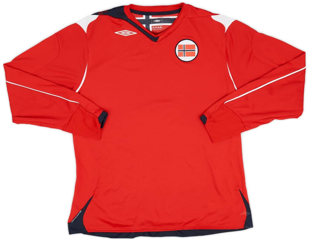 2006-07 Norway Home L/S Shirt - 8/10 - (Women's XL)