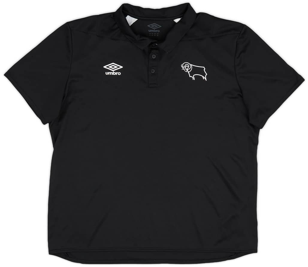 2018-19 Derby County Umbro Polo Shirt - 9/10 - (XXL)