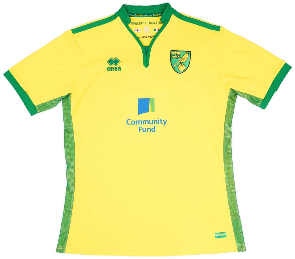 2016-17 Norwich Home Shirt - 8/10 - (XXL)