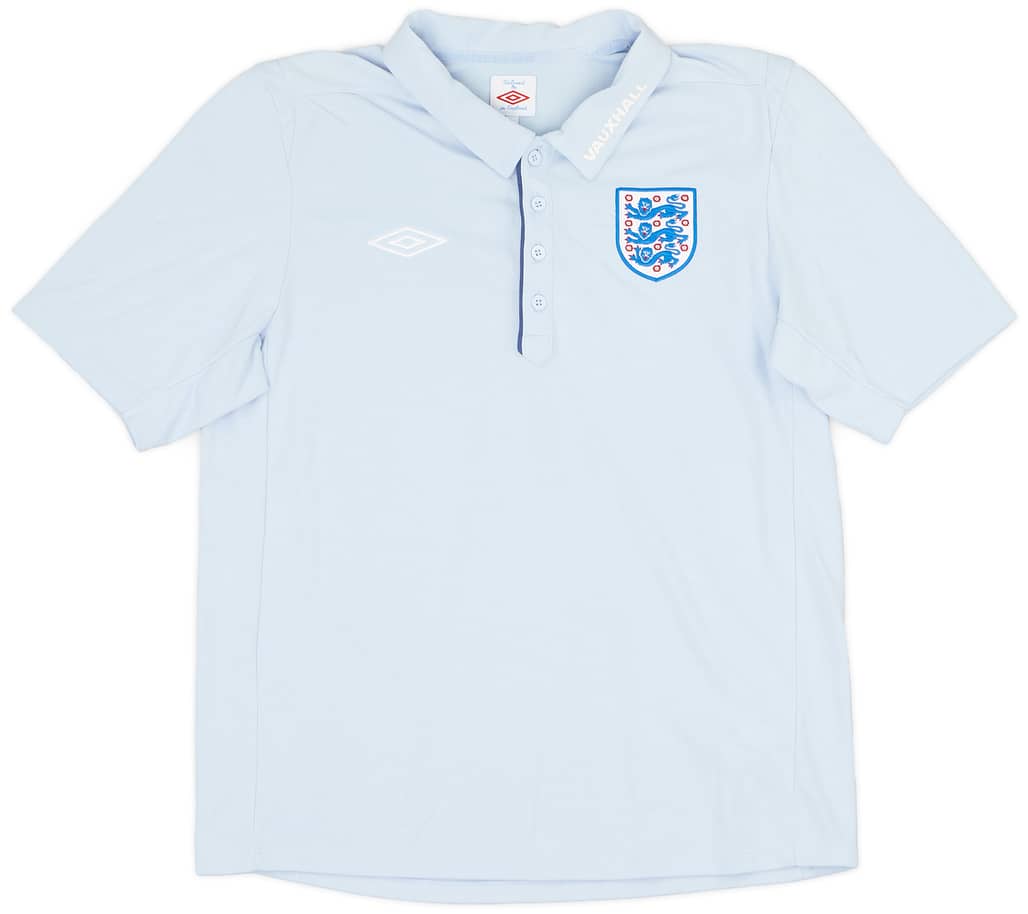 2009-10 England Polo Umbro Shirt - 9/10 - (L)