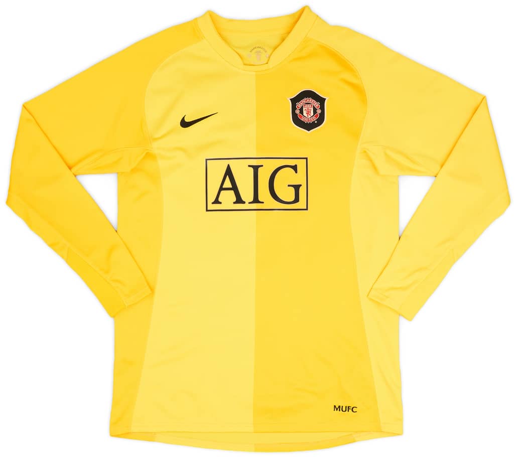 2006-07 Manchester United GK Shirt - 9/10 - (XL.Boys)