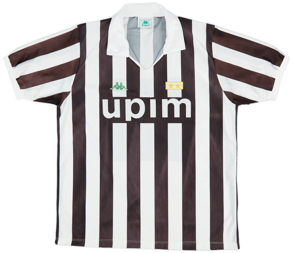 1991-92 Juventus Basic Home Shirt - 8/10 - (L)