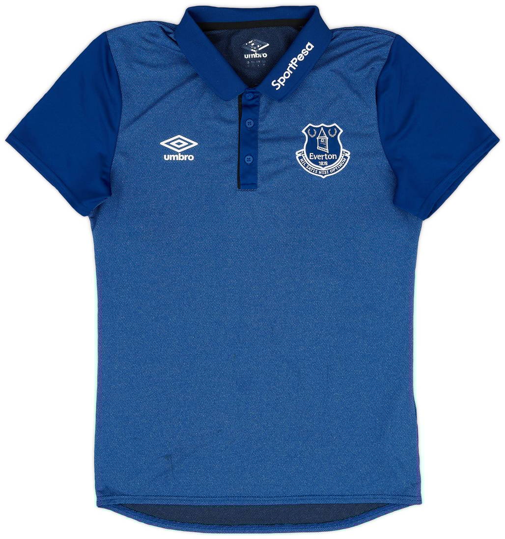 2018-19 Everton Umbro Polo Shirt - 6/10 - (M)