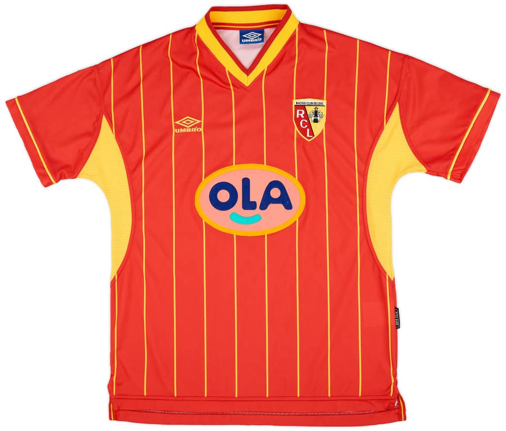 1999-00 Lens Home Shirt - 9/10 - (XL)