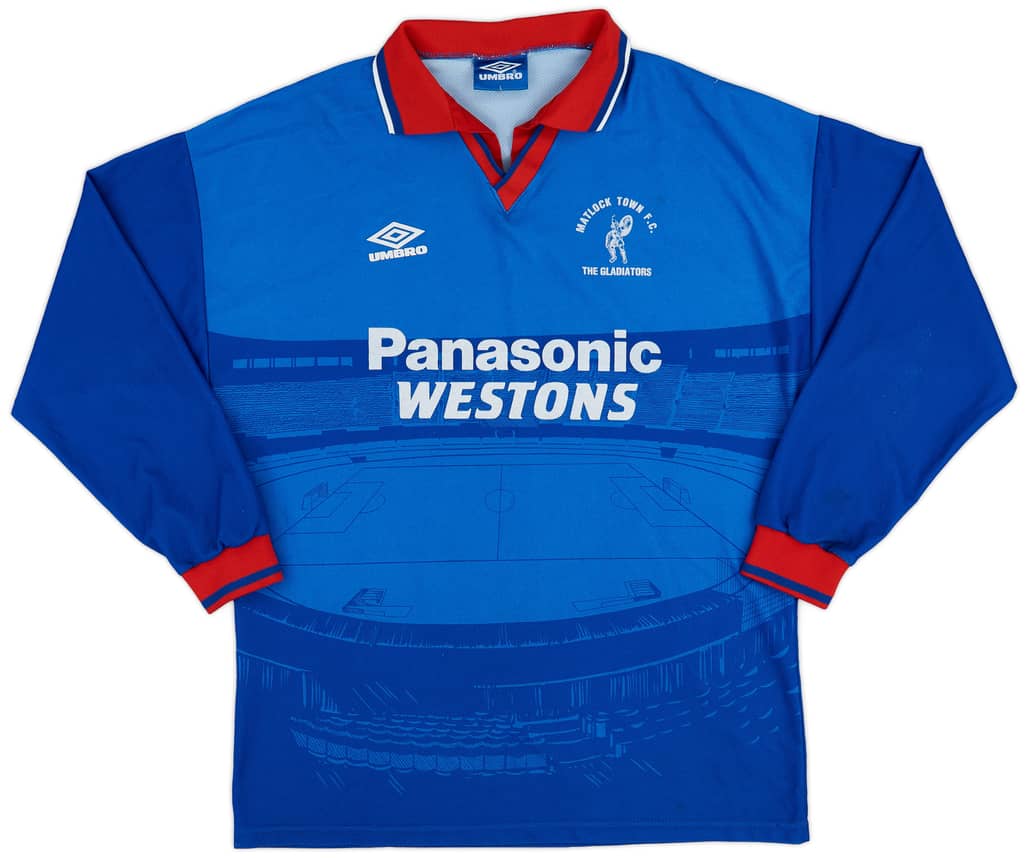 1997-98 Matlock Town Home L/S Shirt - 9/10 - (L)
