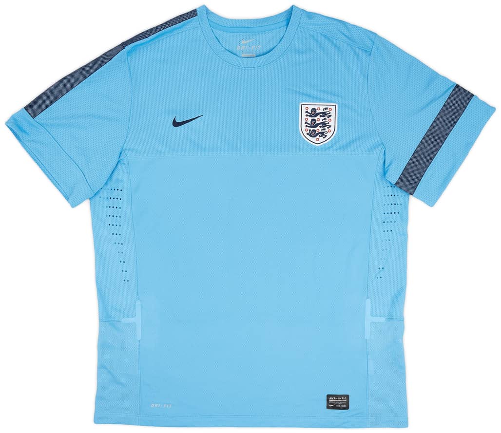 2013-14 England Nike Player Issue Training Shirt - 8/10 - (XXL)