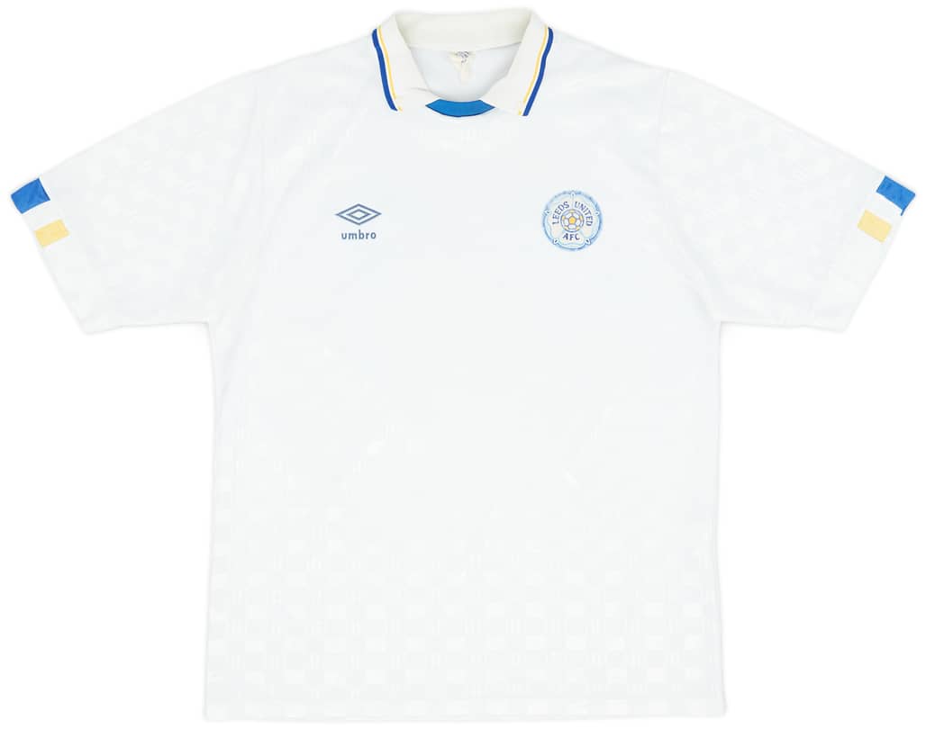 1988-90 Leeds United Home Shirt - 7/10 - (L)