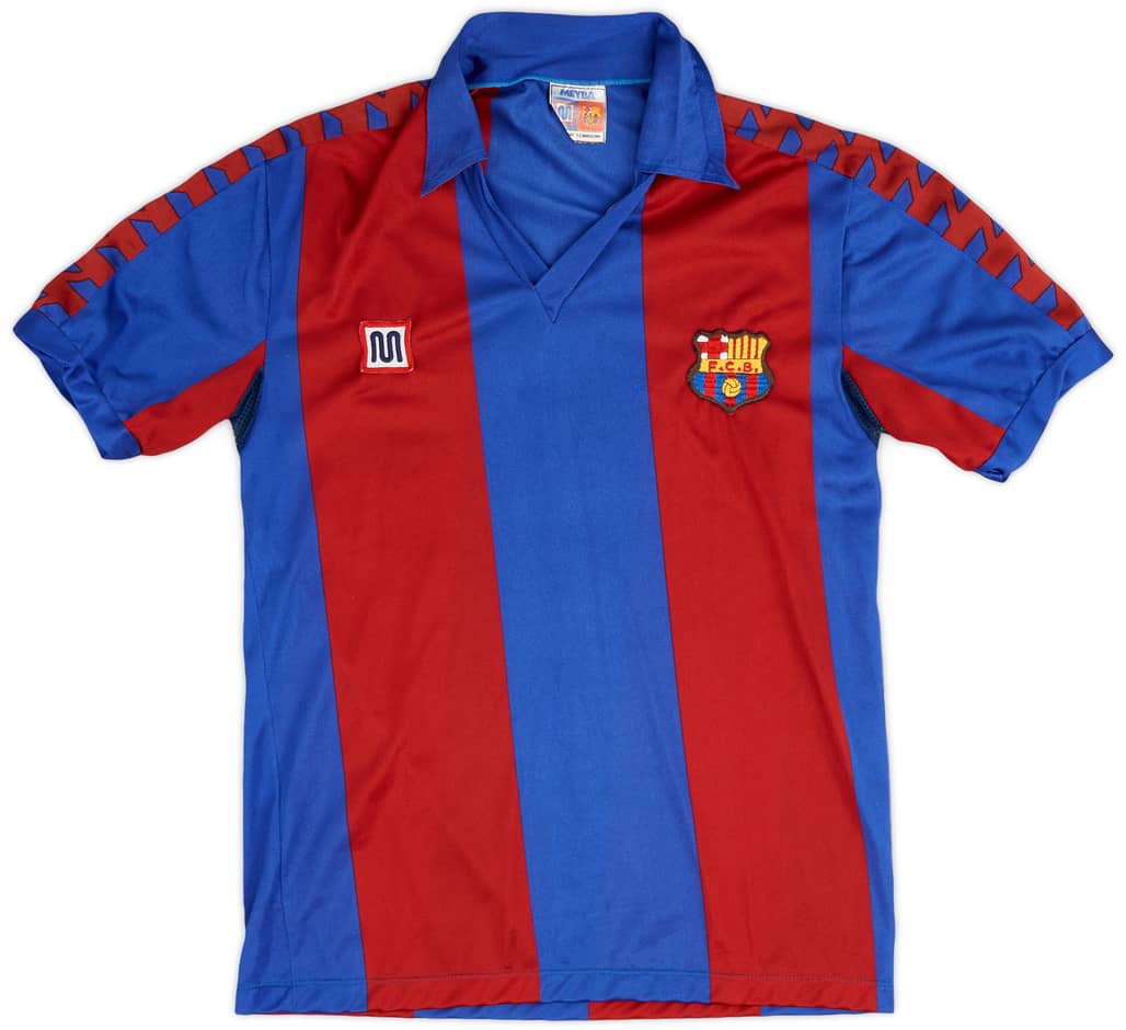 1984-89 Barcelona Home Shirt - 9/10 - (XS)
