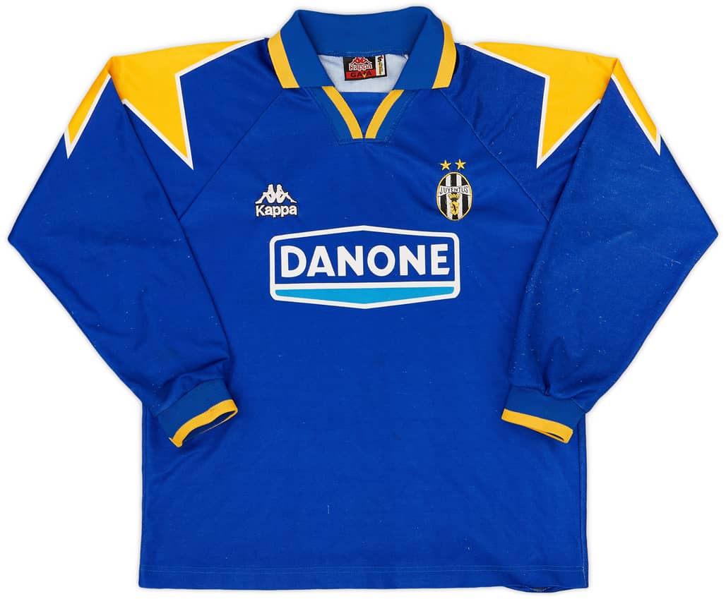 1994-95 Juventus Away L/S Shirt - 7/10 - (S)