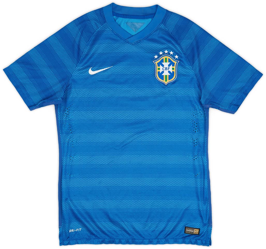 2014-15 Brazil Player Issue Away Shirt - 6/10 - (M)