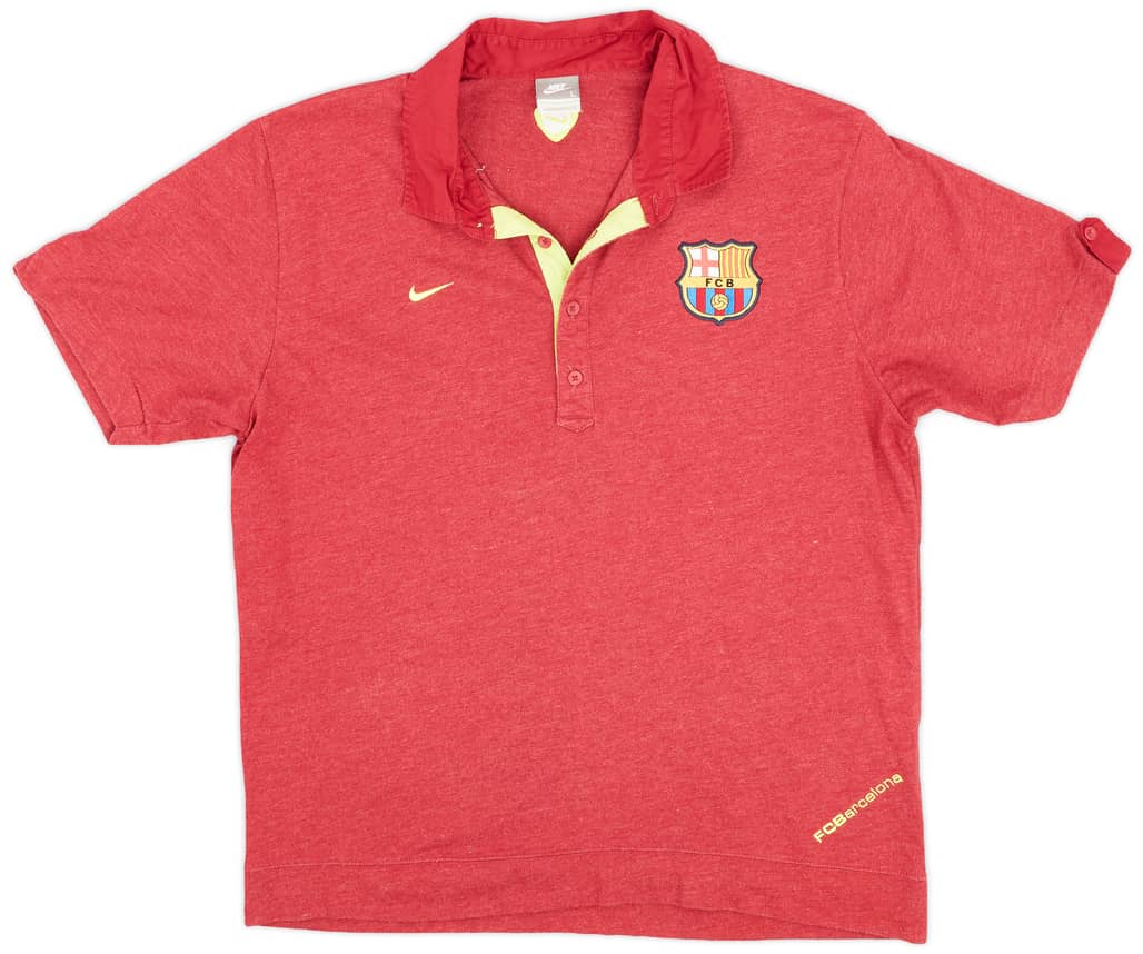 2007-08 Barcelona Nike Polo Shirt - 8/10 - (L)