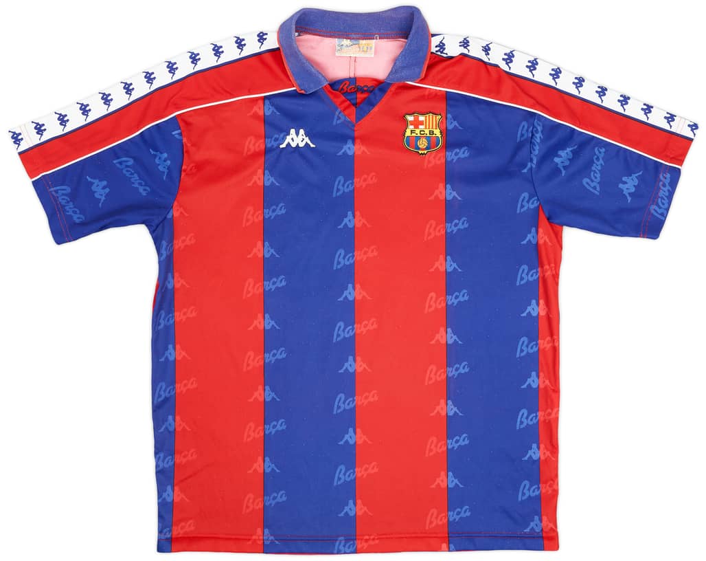 1992-95 Barcelona Home Shirt - 8/10 - (XL)